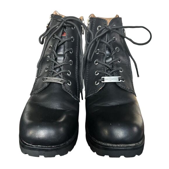 Harley-Davidson Black Ankle Boots - Picture 2 of 12